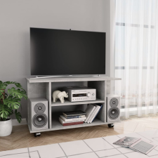 vidaXL 800193 TV Cabinet with Castors Concrete Grey 80x40x40 cm Chipboard bútor