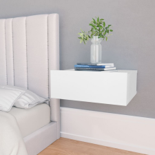 vidaXL 800307 Floating Nightstands 2 pcs White 40x30x15 cm Chipboard bútor