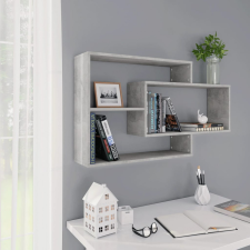 vidaXL 800328 Wall Shelves Concrete Grey 104x20x58,5 cm Chipboard bútor