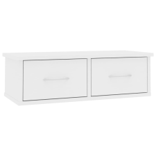 vidaXL 800585 Wall-mounted Drawer Shelf White 60x26x18,5 cm Chipboard (800585) bútor