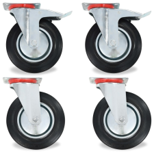 vidaXL 8 db önbeálló görgő 160 mm szerszámkészlet
