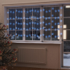 vidaXL 8 funkciós csillagdíszes fényfüggöny 500 kék LED-del