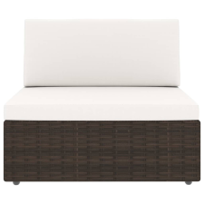 vidaXL 8 részes barna polyrattan kerti ülőgarnitúra (3054592) kerti bútor