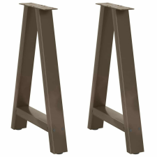vidaXL A-alakú Acél Dohányzóasztal Lábak - 50x72-73cm bútor