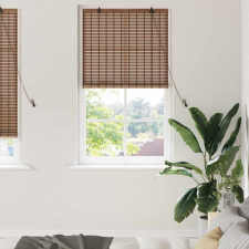vidaXL Ablak Függönyök & Árnyékolók Barna 80 x 220 cm bambusz lakástextília