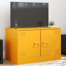 vidaXL Acél TV-szekrény - Mustársárga - 67x39x44 cm bútor