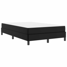vidaXL Ágy Egyéb Fekete 120 x 190 cm Műbőr (3398618) ágy és ágykellék