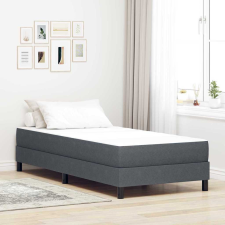vidaXL Ágy Matrac matracmal Szürke 90 x 190 cm szövet ágy és ágykellék