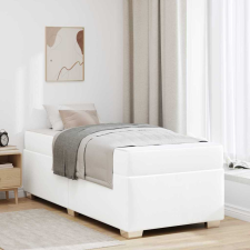 vidaXL Ágykeret Egyéb Fehér 90 x 190 cm Műbőr ágy és ágykellék