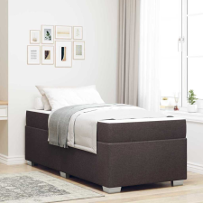 vidaXL Ágykeret Egyéb sötétbarna 90 x 200 cm szövet ágy és ágykellék