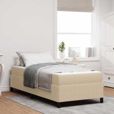 vidaXL Ágykeret Egyéb Világosszürke 100 x 200 cm Bársony anyag ágy és ágykellék
