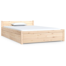 vidaXL ágykeret fiókokkal 120 x 190 cm (4FT Small Double) (3103539) ágy és ágykellék