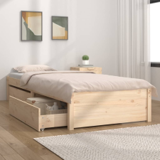vidaXL ágykeret fiókokkal 90 x 200 cm ágy és ágykellék