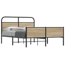 vidaXL ágykeret matrac nélkül 140x200 cm sonoma tölgyfa műfa ágy és ágykellék