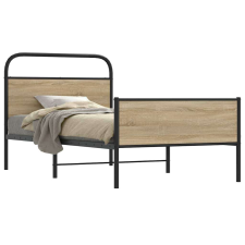 vidaXL ágykeret matrac nélkül 90x200 cm sonoma tölgyfa műfa ágy és ágykellék