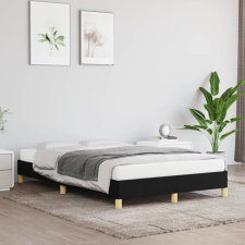 vidaXL ágykeret matrac nélkül fekete 120x190 cm szövet ágy és ágykellék