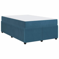 vidaXL Ágykeret matraccal Egyéb Kék 120 x 200 cm Bársony (3398390) ágy és ágykellék