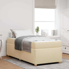 vidaXL Ágykeret matracmal Krém 90 x 190 cm szövet ágy és ágykellék