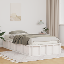 vidaXL Ágykeret tárolóval Fehér 80 x 200 cm faszínű ágy és ágykellék
