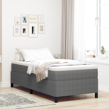 vidaXL Ágykeret Világosszürke 90x200 cm Corduroy Szövet ágy és ágykellék