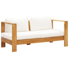 vidaXL Akácfa Kerti Kanapé - 140 cm - Párnákkal kerti bútor