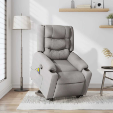 vidaXL Álló masszázsfotel felhőszürke szövet (3310274) masszázsfotel