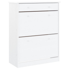 vidaXL ALTA fehér tömör fenyőfa cipőszekrény 77x35x96 cm (353924) bútor