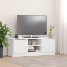 vidaXL ALTA fehér tömör fenyőfa TV-szekrény 112x35x41 cm bútor