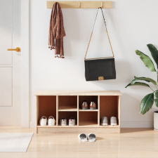 vidaXL ALTA tömör fenyőfa cipőszekrény 100x35x45 cm bútor