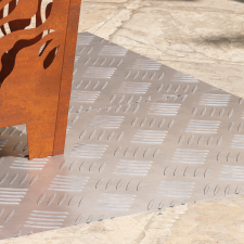 vidaXL Alumínium Rácsos Lemezek 2 db Csúszásmentes 100x40 cm építőanyag