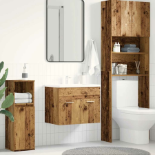 vidaXL antik fa szerelt fa mosdószekrény 60x38,5x46 cm fürdőszoba bútor