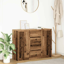 vidaXL antik fa szerelt fa tálalószekrény fiókos 100,5x35x76 cm bútor
