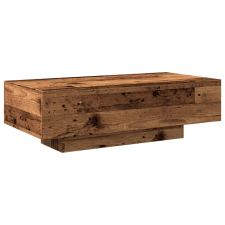vidaXL antik fa színű szerelt fa dohányzóasztal 100x49,5x31 cm (856404) bútor