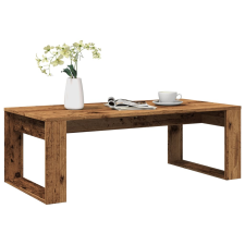 vidaXL antik fa színű szerelt fa dohányzóasztal 102 x 50 x 35 cm bútor