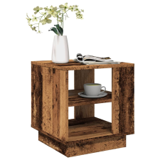 vidaXL antik fa színű szerelt fa dohányzóasztal 40 x 40 x 43 cm bútor