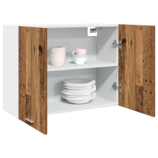 vidaXL antik fa színű szerelt fa függőszekrény 80 x 31 x 60 cm bútor