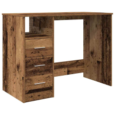 vidaXL antik fa színű szerelt fa íróasztal 102x76x50 cm (855852) íróasztal
