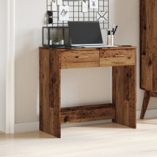 vidaXL antik fa színű szerelt fa íróasztal 80 x 40 x 75 cm bútor
