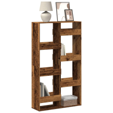 vidaXL antik fa színű szerelt fa könyvespolc 100 x 33 x 175 cm bútor