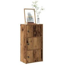 vidaXL antik fa színű szerelt fa könyvespolc 40x24x77 cm bútor