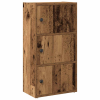 vidaXL antik fa színű szerelt fa könyvespolc 40x24x77 cm (860371)