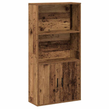 vidaXL antik fa színű szerelt fa könyvespolc 60x24x120 cm (860425) bútor