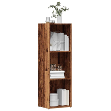 vidaXL antik fa színű szerelt fa könyvszekrény 36 x 30 x 114 cm bútor