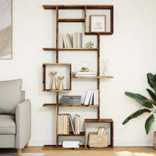 vidaXL antik fa színű szerelt fa könyvszekrény 92 x 29 x 188 cm bútor