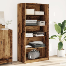 vidaXL Antik fa színű szerelt fa ruhásszekrény 100 x 50 x 200 cm bútor