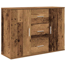 vidaXL antik fa színű szerelt fa tálalószekrény 90x29,5x65 cm (855978) bútor