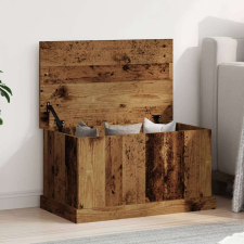 vidaXL antik fa színű szerelt fa tárolódoboz 70 x 40 x 38 cm bútor