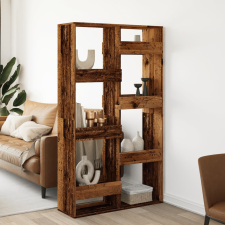 vidaXL antik fa színű szerelt fa térelválasztó 100 x 33 x 175 cm bútor