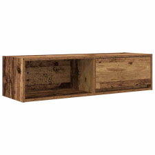 vidaXL antik fa színű szerelt fa TV-szekrény 100x31x25,5 cm (861486) bútor