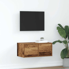 vidaXL antik fa színű szerelt fa TV-szekrény 60x31x25,5 cm bútor